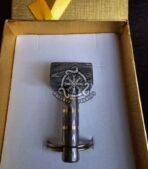 Damascus Steel Pendant — Handcrafted Norse Jewelry (RK-649) - Image 5