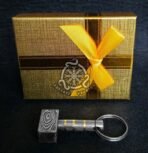 Damascus Steel Pendant — Handcrafted Norse Jewelry (RK-649) - Image 3