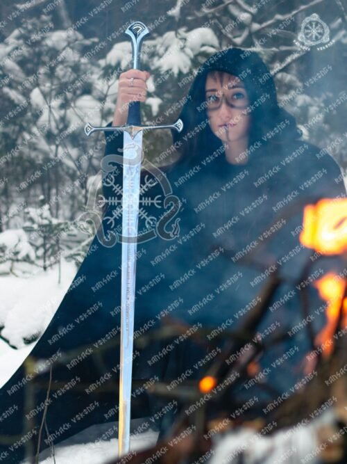 RK-678 Forged Anduril The Flame of the West Replica Sword, Premium Wall Decor Sword, Wall Decor Sword