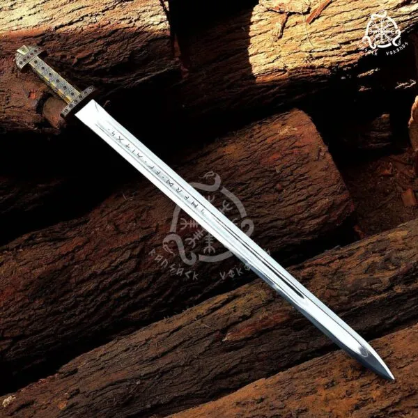 Ragnar Lothbrok Viking Sword — Hand-Forged Stainless Steel - view 2