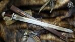 Sword — Hand-Forged Stainless Steel, Leather-Wrapped Handle - Image 4