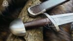 Sword — Hand-Forged Stainless Steel, Leather-Wrapped Handle - Image 7
