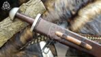 Sword — Hand-Forged Stainless Steel, Leather-Wrapped Handle - Image 9