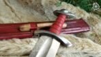 Viking Sword — Hand-Forged Stainless Steel, Leather-Wrapped Handle (RK-669) - Image 4