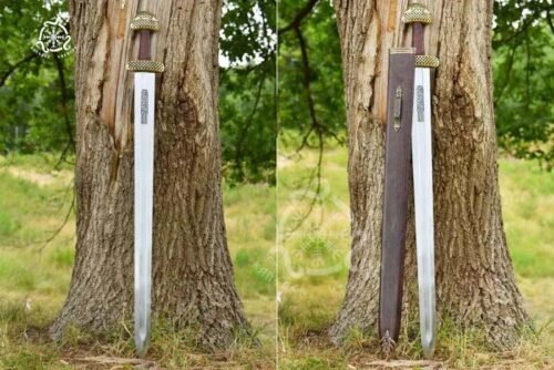 RK-671 Hand-forged Russian Viking Sword, Type peterson E2, Forged Viking Long Sword, Gift For men