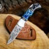 RK-697 Handmade Damascus Steel Folding Pocket Knife – Pakka Wood Handle with Steel Bolster, Ideal EDC Survival Knife and Gift for Men - Image 3