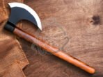 Ragnar Lothbrok Viking Battle Axe — Hand-Forged High-Carbon Steel, Rosewood Handle | Engraving Available - Image 4
