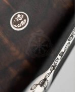 Damascus Camp Knife — Hand-Forged, Walnut Handle, Leather Sheath | Engraving Available – Style 4 - Image 5