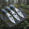RK-1017 Handmade Damascus pocket knife folding knife, Custom Pocket knife, Personalized knife, gift for dad, Fathers day gift, gift for him - Image 4