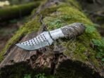 Bull Cutter Knife — Hand-Forged, Leather Sheath | Engraving Available - Image 3