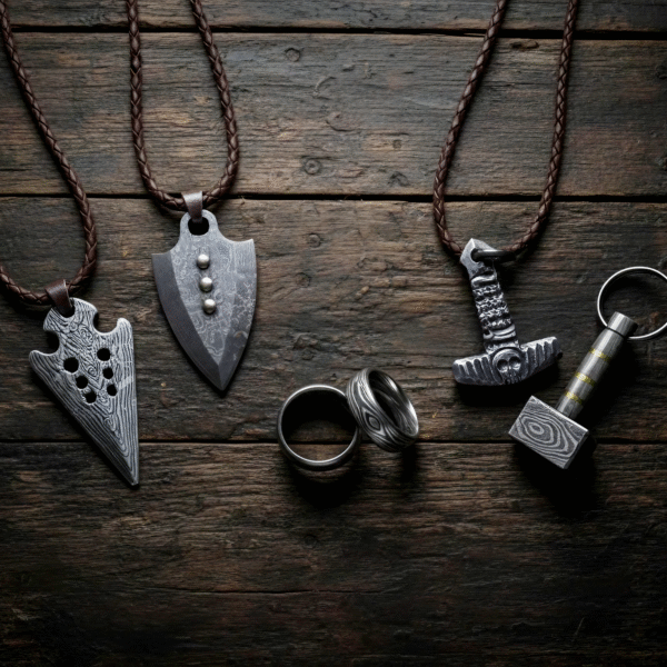 Damascus Steel Jewelry