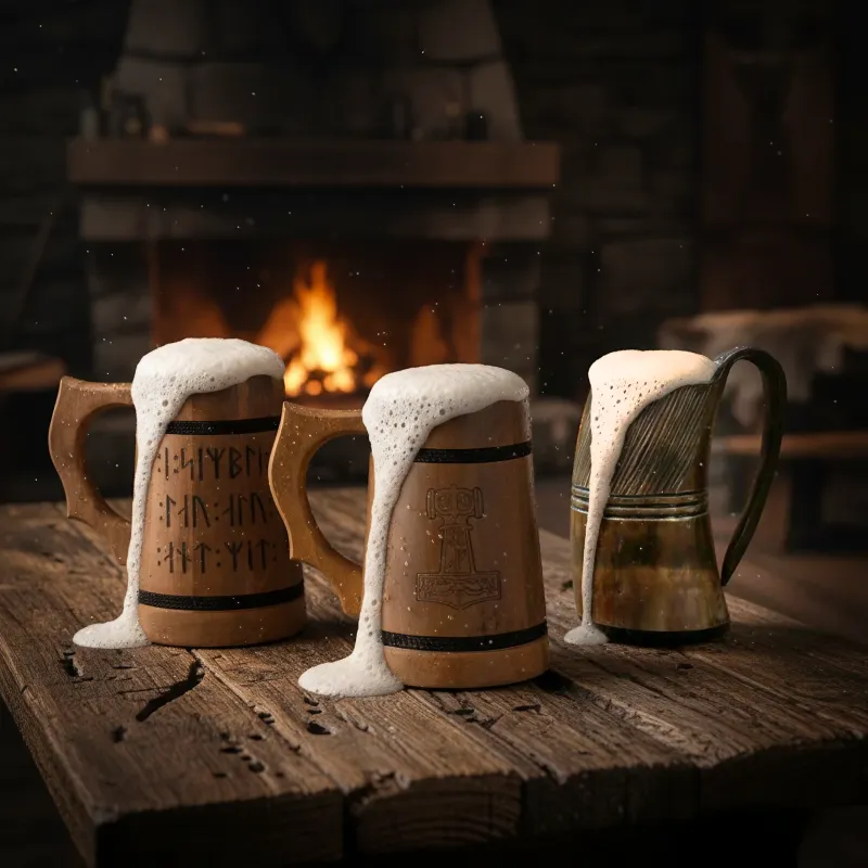 Viking beer mugs