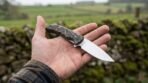 Mosaicfold Hand Forged Stainless Steel Folding Pocket Knife with Resin Handle and Black Mosaic Pins & Leather Sheath | Everyday Carry Gift | RK-1047 - Image 2