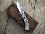 Raven D2 Steel Folding Pocket Knife — Hand-Forged, 8″ Overall | Engraving Available - view 2