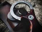 Damascus Karambit Knife — Hand-Forged, Rosewood Handle, Leather Sheath | Engraving Available (RK-1068) - Image 3