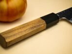 Damascus Nakiri Chef Knife — Hand-Forged, Rosewood Handle, Leather Sheath | Engraving Available (RK-1096) - Image 2