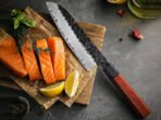 Damascus Chef Knife — Hand-Forged, Pakka Wood Handle, Leather Sheath | Engraving Available - Image 2