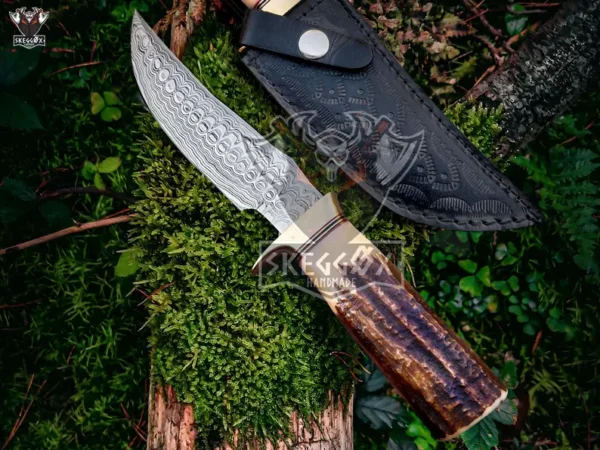 Clearance Sale-Lot Of 12 Damascus Rattle Snake Knives