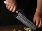 High-Carbon Chef Knife — Hand-Forged, Pakka Wood Handle, Leather Sheath | Engraving Available - Image 4