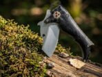 D2 Steel Folding Pocket Knife — Hand-Forged, Micarta Handle, Leather Sheath (RK-1131) - Image 3