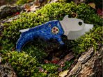 D2 Steel Folding Pocket Knife — Hand-Forged, Micarta Handle, Leather Sheath (RK-1129) - Image 3
