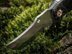 D2 Steel Folding Pocket Knife — Hand-Forged, Micarta Handle, Leather Sheath (RK-1124) - Image 4