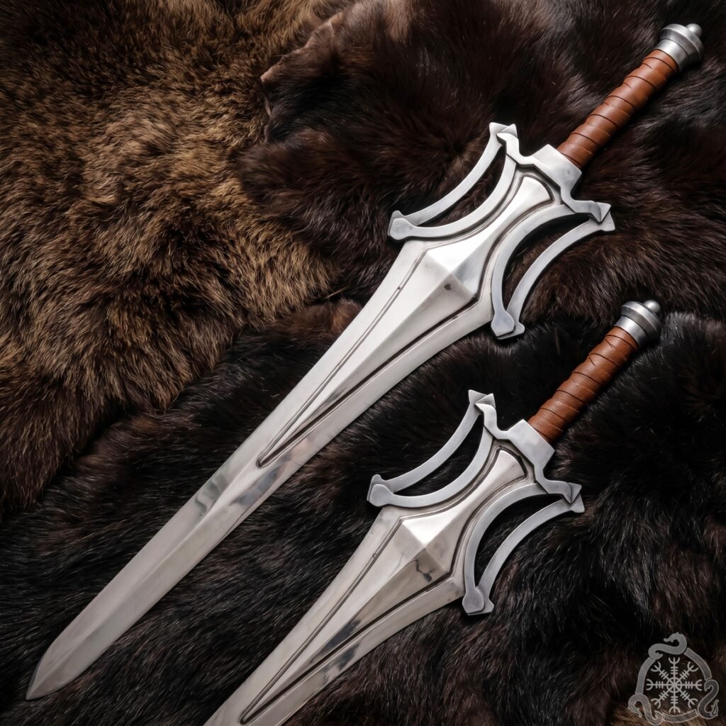 Sword — Hand-Forged Steel, Sheath Included