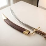 Weavewind Hand Forged High Carbon Steel Shamshir | 37 Inch Overall with 31 Inch Blade | Collector Display Gift | RK-1394