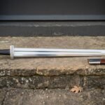 Barrowlight Hand Forged High Carbon Steel Norse Sword | 35 Inch Overall with 29 Inch Blade | Norse Collector Gift | RK-1235