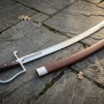 Duskwend Hand Forged High Carbon Steel Sabre Sword | 32 Inch Overall with 26 Inch Blade | Collector Display Gift | RK-1314