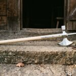 Moonpoll Hand Forged High Carbon Steel Poleaxe | 50 Inch Overall with a 5.5 Inch Cutting Edge | Reenactment Display Gift | RK-1361