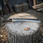 Brasswind Hand Forged High Carbon Steel Katana | 39.5 Inch Overall with 27 Inch Blade | Black Lacquered Wooden Saya and Cord Sageo | Japanese Collector Gift | RK-1273