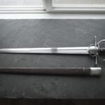Ebonguard Hand Forged High Carbon Steel Renaissance Side Sword | 40 Inch Overall with 33 Inch Blade | Fencing Collector Gift | RK-1420