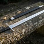 Stavemark Hand Forged High Carbon Steel Arming Sword | 35 Inch Overall with 29 Inch Blade | Collector and Display Gift | RK-1337