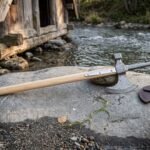 Stormpoll Hand Forged Damascus Steel Poleaxe | 50 Inch Overall with a 6 Inch Cutting Edge | Reenactment Display Gift | RK-1362
