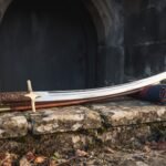 Vinecrest Hand Forged High Carbon Steel Shamshir | 39 Inch Overall with 33 Inch Blade | Collector Display Gift | RK-1397