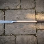 Tidecleave Hand Forged Damascus Steel Glaive | 54 Inch Overall with a 20 Inch Blade | Reenactment Display Gift | RK-1374