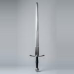 Vardholt Hand Forged 51CrV4 Hand and a Half Blunt Longsword with Narrow Fuller & Wheel Pommel | About 47 Inches Overall | Waisted Leather Grip and Care Card | HEMA Gift | RK-3008